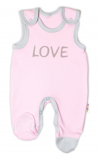 Kojenecké bavlněné dupačky Baby Nellys, Love