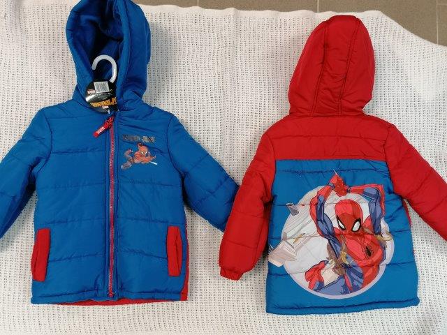 Zimní bunda Spiderman vel.98