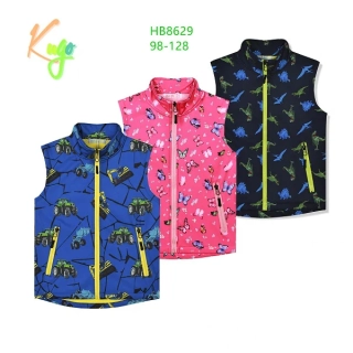 divci a chlapecka softshellova vesta Kugo HB8629