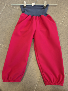softshellove kalhoty slabe vel 80/86